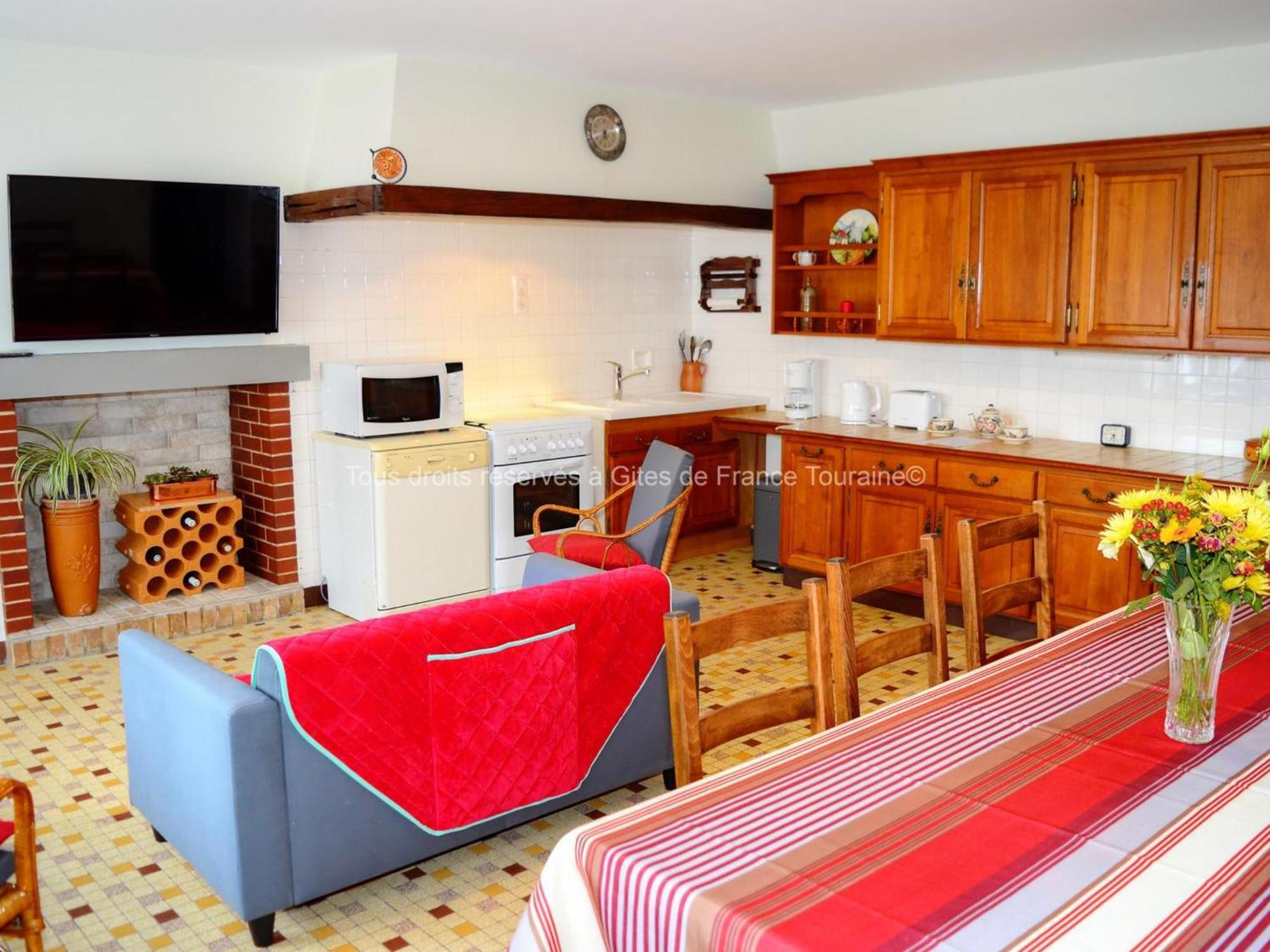 Gite Charmant Pres De Tours Et Amboise Avec Wi-Fi, Cour Privative, Garage A Velos, Accepte Animaux - Fr-1-381-503 Vernou-sur-Brenne Exterior photo
